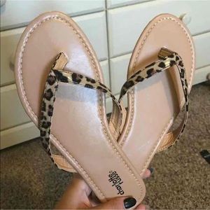 Cheetah Print Sandals